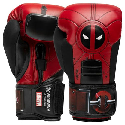 Hayabusa Marvel Hero Elite Boxing Gloves for Men and Women - color: Deadpool, size: 10oz