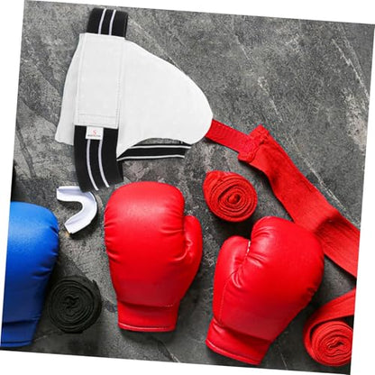 Balacoo Kids Groin Guard Adjustable Training Crotch Protector for Taekwondo and Karate Breathable Wear-Resistant Material Comfortable Fit for Martial Arts Practice