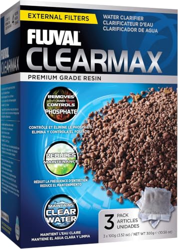 Fluval ClearMax Phosphate Remover, Chemical Filter Media for Aquariums, 100-gram Nylon Bags, A1348, All Breed Sizes, 3 Count (Pack of 12) - size: 3.52 oz (Pack of 12)