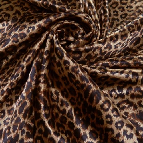 Large 35 inches Satin Square Scarf Lightweight Neck Hair Wrap Fashion Headscarf - color: A22