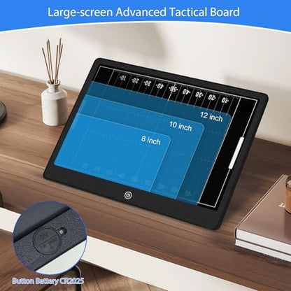 Magnetic Electronic Football Coaching Boards – 16 inch LCD Football Coaching Board, Portable Erasable Pro Strategy Board for Training Teaching Competition Command,Tactical Drawing Tablet Coach Gifts