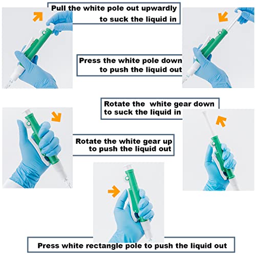 ONiLAB Pipette Pumps,Scientific Pipette Pump 10ml, Green, for Disposable Plastic and Glass Pipettes… | Lightweight Design, Smooth Operation, Plastic And Glass Pipette Compatibility, Precise Liquid Transfer - style: 10ml