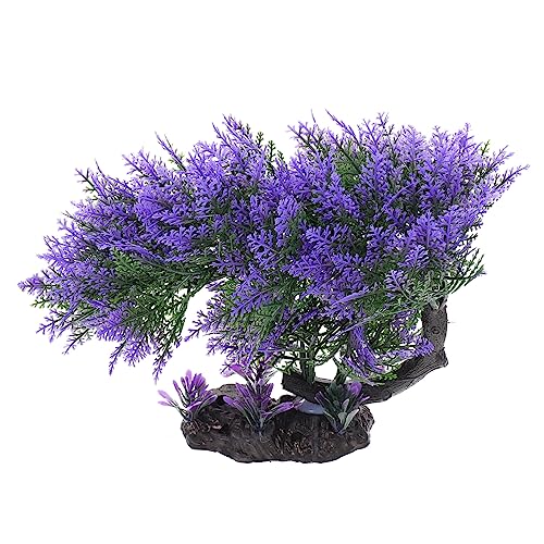 PRETYZOOM Simulated Pine Tree Aquarium Decoration Vivid Model Artificial Tree for Fish Tank Realistic Pine Tank Supply Easy Care Aquarium Decor