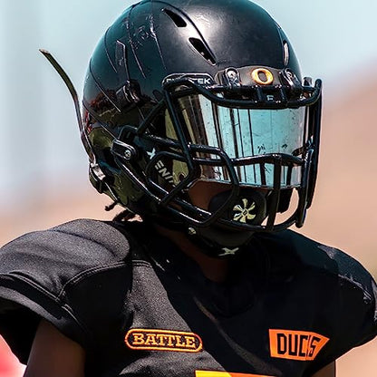 Battle Sports Spinner Oxygen Football Mouthguard - Superior Airflow & Better Performance, Maximum Protection & Breathability Football Mouthpiece, Works with Braces | Maximum protection, Safe secure comfortable fit, Built-in airflow channels, Advanced comp