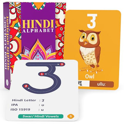Hindi Alphabet Flash Cards with Audio – Learn Letters & Pronunciation | Hindi alphabet flash cards with audio for learning letters and pronunciation
