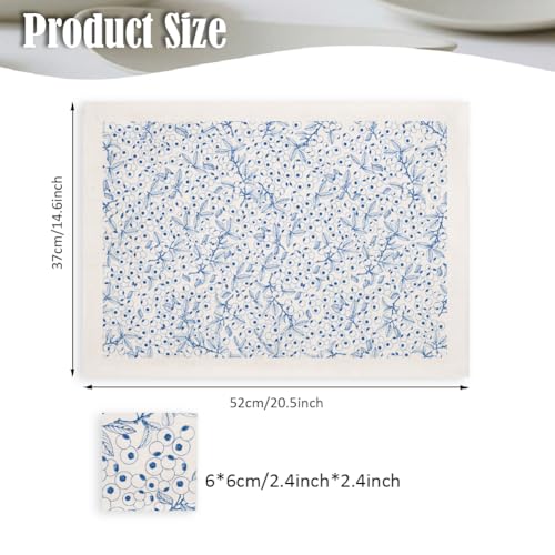 SUPERDANT 5PCS Blueberry Underglaze Paper Transfer Fruit Plants Transfer Papers for Clay Ceramic Porcelain Under Glaze Transfers for Pottery Enamel Decals Blue Underglaze Decal Handcrafted Gifts - style: Blueberries
