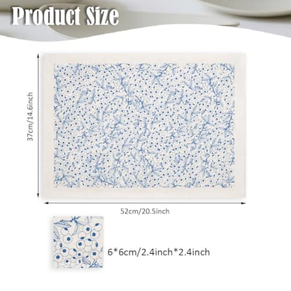 SUPERDANT 5PCS Blueberry Underglaze Paper Transfer Fruit Plants Transfer Papers for Clay Ceramic Porcelain Under Glaze Transfers for Pottery Enamel Decals Blue Underglaze Decal Handcrafted Gifts - style: Blueberries