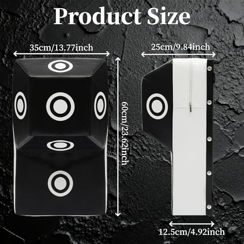 Wall Boxing Punching Pad, Wall Mount Uppercut Boxing Heavy Bag - color: White+Black