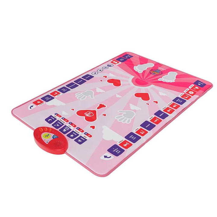 My Salah Mat 아동용 - 핑크 인터랙티브 무슬림 기도 러그 살라 학습 - 36개의 터치 키, 15개 언어, 스피커 및 소책자가 있는 재미있고 쉬운 기도 매트 - 만 3세에서 8세를 위한 이슬람 장난감