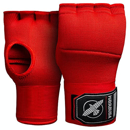 Hayabusa Quick Gel Boxing Hand Wrap Gloves - color: Red, size: Small