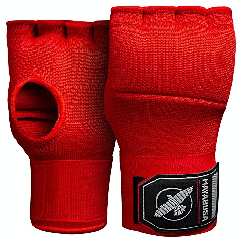 Hayabusa Quick Gel Boxing Hand Wrap Gloves - color: Red, size: X-Large