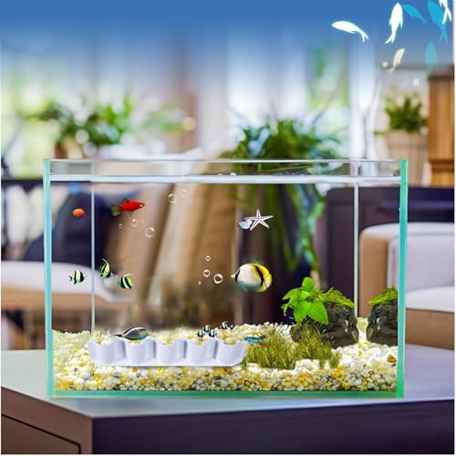 Aquarium Substrate Barrier Fish Tank Sand Screen Substrate Fence | Water Plant Fish Tank Bottom Fence, Separate Gravel in Aquarium or Terrarium - color: Style A