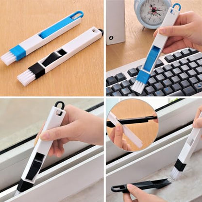 CRAFNEW 12Pcs Crevice & Gap Cleaning Brush, Detail Groove Cleaner Brushes | Ideal for cleaning bathrooms, kitchens, window grooves, corners, sinks, showers, faucets, bathtubs, gas stoves and tiles