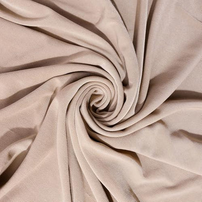 Ready To Wear Hijab For Women Instant Turban Stretch Soft Muslim Scarf For Prayer Long Hijabs Islamic Jersey Abaya - color: Khaki