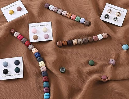 Txameru 24-Pair Hijab Magnet Pins - Strong, Colorful Magnetic Pins for Women - color: Combination Color E