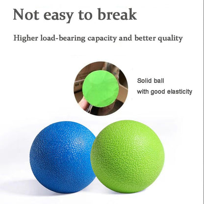 5.9mm Massage Ball – High-Density Myofascial Release Tool for Yoga, Muscle Recovery & Trigger Point Therapy – Portable Deep Tissue Massager for Back, Neck, Feet (Green) - color: Green