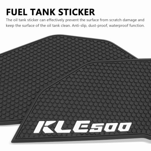 for KLE500 kle500 2026 New Accessories Fuel Tank Anti-Slip Stickers Side Anti-Slip mats Side Panel Stickers Rubber Fuel Tank Side Protectors Fuel Tank Stickers Tank Pads Tank pad Gas - color: Kle500