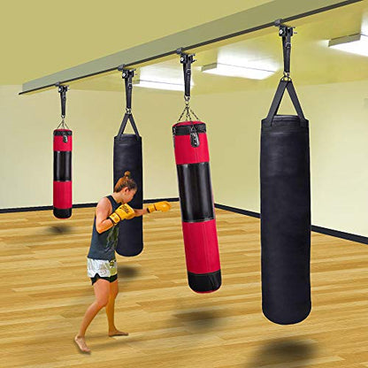 SELEWARE Boxing Punching Bag Hanger, Heavy Bag Hanger Bracket for Heavy Bag Boxing Muay Thai Training Hardware - color: I Beam Clamp