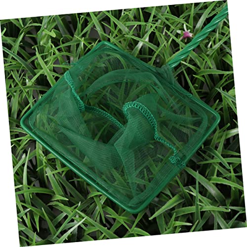 COLLBATH 4pcs Aquarium Fishing Net Fine Mesh Design for Fish Catching Material Aquarium Accessories Green Color