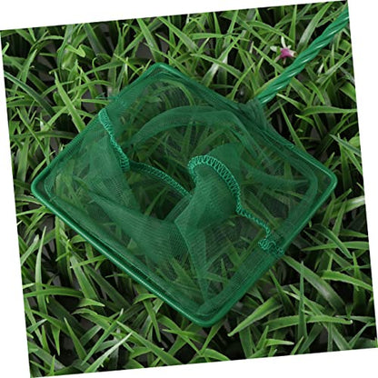 COLLBATH 4pcs Aquarium Fishing Net Fine Mesh Design for Fish Catching Material Aquarium Accessories Green Color