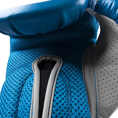 Sanabul Hyperstrike Boxing Gloves for Women, Kickboxing MMA Muay Thai Gloves, Training Sparring Punching Heavy Bag. - color: Blue/White, size: 12 oz