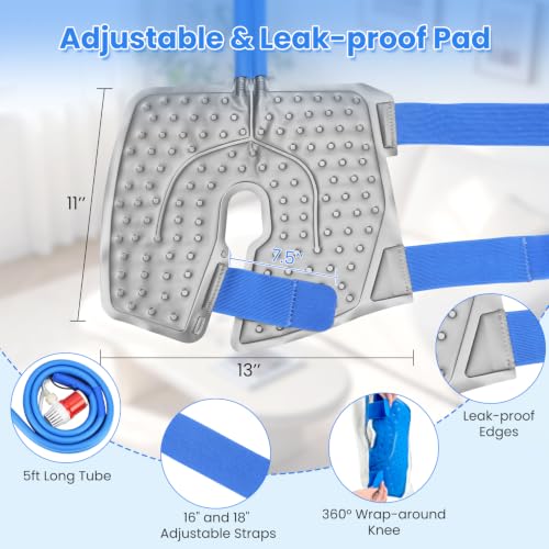 ONLYCARE Ice Machine for Knee After Surgery, Portable Cold Therapy Machine | Program Timer Ice Therapy Machine with Quiet Pump, Cold Compress Pad for Ankle Arm Joints Sports Injuries Cryotherapy Machine