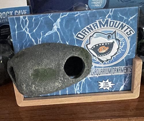 Aquarium Decor Magnetic Rock Cave Ornament – Wall-Mounted Fish Tank Accessory
