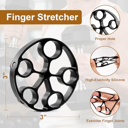 Adjustable Grip Strengthener, 5 Pack Hand Strengthening Devices Kit, Wrist and Forearm Strengtheners for Physical Therapy, Sprain Recovery, Home Gym