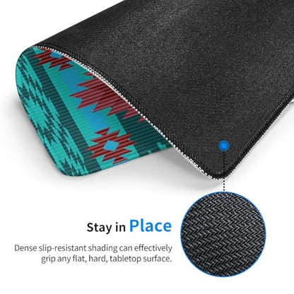 Native American Colorful Southwestern Abstract Retro Mousepad Non-Slip Rubber Base Mouse Pads for Computers Laptop Office Desk Accessories Mouse pad 7.9 x 9.5 in - color: African Tribes
