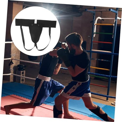 YARNOW Wear Resistant Portable Groin Protector Comfortable Crotch Guard for Training Supplies Breathable Design for Boxing Karate Taekwondo and Sports Activities