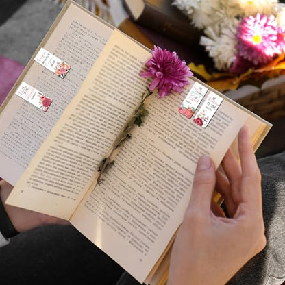 Bible Verse Magnetic Bookmarks - 30 PCs Christian Floral Book Marks for Reading Women Bulk Religious Inspirational Page Markers for Girls Kids Students School Scripture Church Faith Gifts - style: Bible Verse