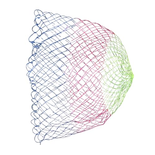 OVERTOYOU Fishing Net Replacement Nettings Rhombus Meshs Hole Depth Folding Nylon Landing Dip Net Freshwaters Saltwater Fishing Tool Fishing Tool
