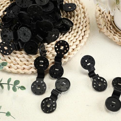 100-Pack Shade Cloth Clips, Lock Grip, Heavy Duty Tarp Clips, UV-Resistant Canopy Fasteners, Non-Slip Grip For Netting/Greenhouse, Windproof Sunshade Clamps - size: Medium size 8.7*4.8