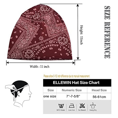 Cotton Slouchy Beanie Hip-Hop Soft Lightweight Running Beanie Adult Skull Hats Cap for Men Women - color: Multicolor2-4pk