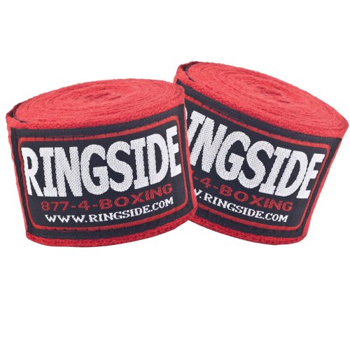 Ringside Cotton Standard Boxing Handwraps (Black)