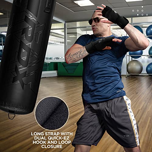 RDX Boxing Inner Gloves Hand Wraps Men Women, Hybrid Design Gym Weight Lifting Workout, 50Cm Long Wrist Support, Neoprene Under Mitts, MMA Muay Thai Martial Arts Training, Kickboxing Punching - size: Small