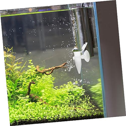 POPETPOP 5PCS Automatic Shrimp Feeder Tube with Suction Cup for Aquarium Mini Shrimp Hatchery Fish Feeding Device Small Fish PET Feeder