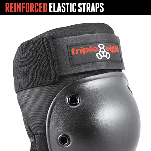 Triple Eight Kneesaver Knee Pads (1-Pair), Black, (Pack of 6) - size: (Pack of 6)
