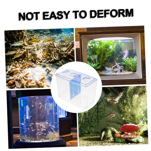 HEMOTON Fish Breeding Box for Aquarium Floating Isolation Box Divider for Guppy Fry Aquarium Nursery Hatchery Accessory for Tropical Fish
