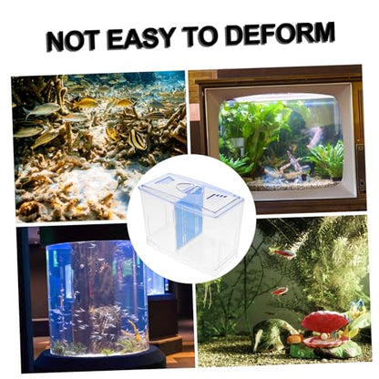 HEMOTON Fish Breeding Box for Aquarium Floating Isolation Box Divider for Guppy Fry Aquarium Nursery Hatchery Accessory for Tropical Fish