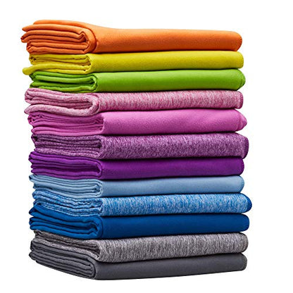 XL 여행용 타월 - 2in1 대형 빠른 건조 엑스트라 소프트 극세사, 13가지 색상, 체육관, 수영 연습, 여행, 배낭여행, 캠핑, RV, 해변, 비상 가방, 기숙사, 작은 집, 밴 또는 캠핑카용 경량 - color: 핑크 말
