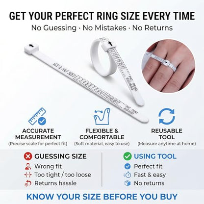 Smart Ring with Display for Men Women, Fitness Tracker Ring with Sleep Tracking, Heart Rate & Blood Oxygen Monitor, Activity Tracker Smart Ring with Step Counter (9#) - size: 9#