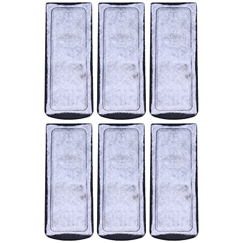 Watris Veiyi Fish Tank Filter Cartridge, Aquarium Filter Cotton Replacement | 6Pcs Wall Mounted Filter Accessory Cartridge Carbon Supplies, 5.3x2.2in