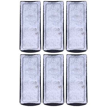 Watris Veiyi Fish Tank Filter Cartridge, Aquarium Filter Cotton Replacement | 6Pcs Wall Mounted Filter Accessory Cartridge Carbon Supplies, 5.3x2.2in