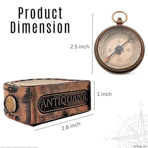 Brass Compass - God My Lord Guide Me - Uplifting Baptism Gift, Graduation Gift, Birthday, Confirmation Gift for Men Women Boys Girls Teenage Kids Be Strong & Courageous - style: #3 God Guide