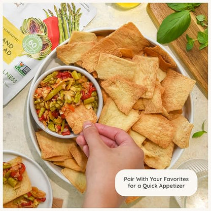 POSHI Artichoke & Asparagus Salad Natural, Keto, Vegan, Non GMO, Low Carb + Calorie, Gluten Free, Ready to Eat, Fully Cooked Vegetables, Pentry Food, Gourmet, Healthy, Travel Food, 6 Pack, 4.4 oz - size: 4.4 Ounce (Pack of 6)