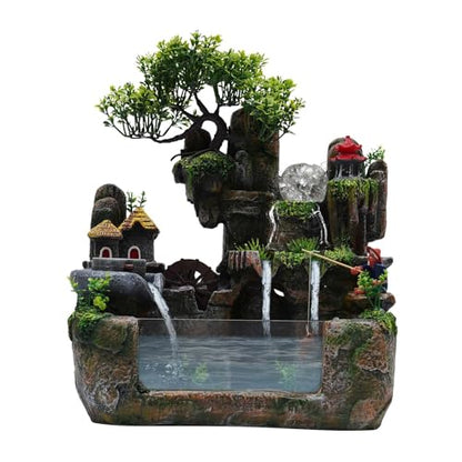 Fountain Rockery Ornaments Fish Tank Decor Modern Desktop Fountain Accessories Tabletop Water Fountain