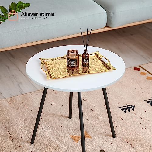 Alisveristime Big Square Zamac Serving Tray, 14.5 x 9.85 in (Gold) - color: Gold