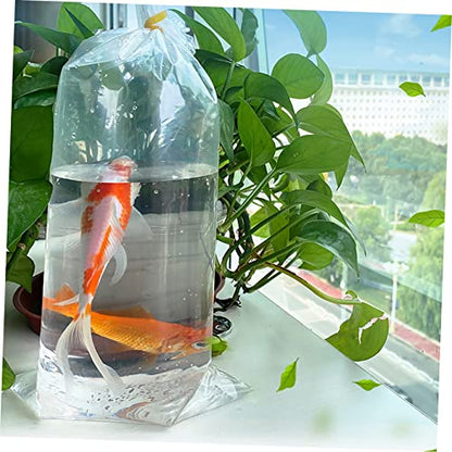 Unomor 20pcs Live Fish Transport Bags Leakproof Storage Bags for Aquarium Fish Shipping Pouches