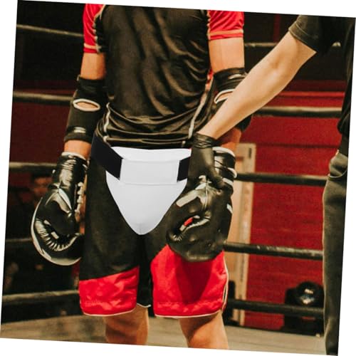KOMBIUDA Wear-resistant Groin Protector for Men Breathable Crotch Guard for Boxing Taekwondo and Martial Arts Training Comfortable Cup for Sparring and Combat Sports